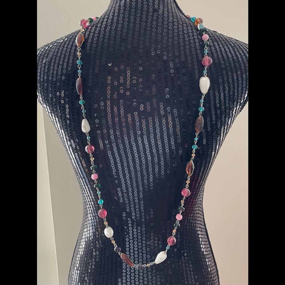 Vintage Street One Multi Coloured Bead Necklace